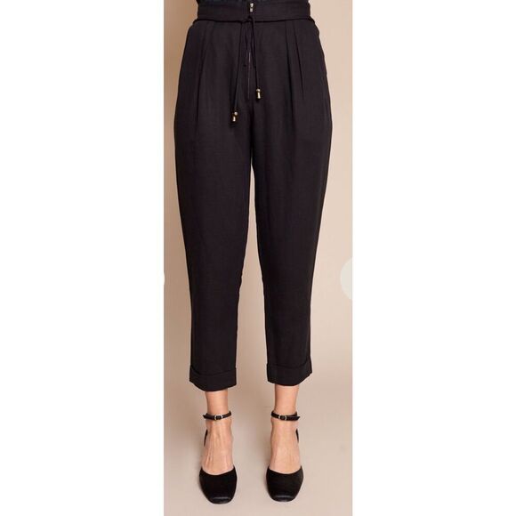 APIECE APART VEGA EASY PANT- BLACK - Picture 2 of 9